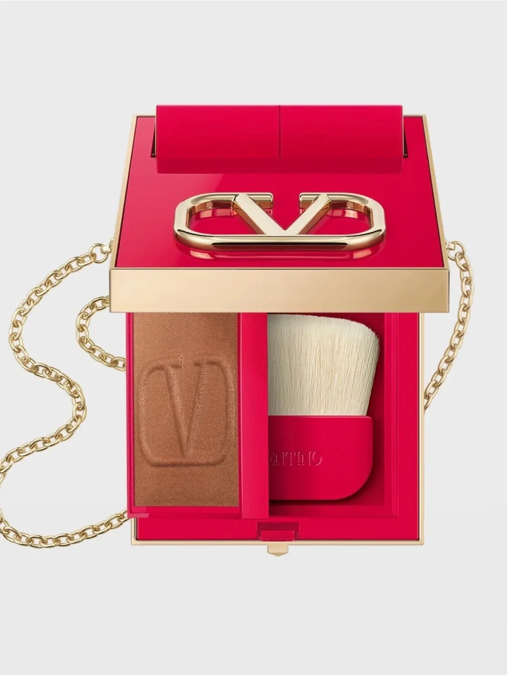 Valentino Garavani Vltn Go-clutch With Refillable Finishing Powder